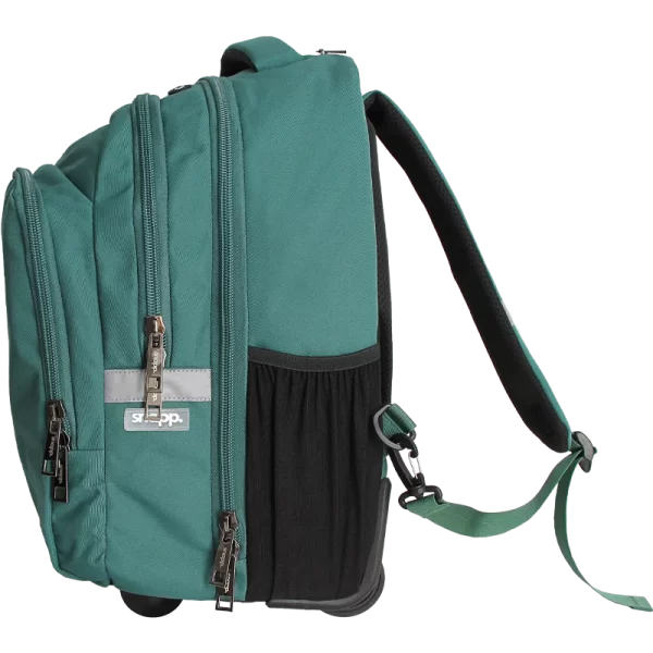 snapp-wheelie-green-side2 EUREKA LAERSKOOL - SNAPP. WHEELIE BAG