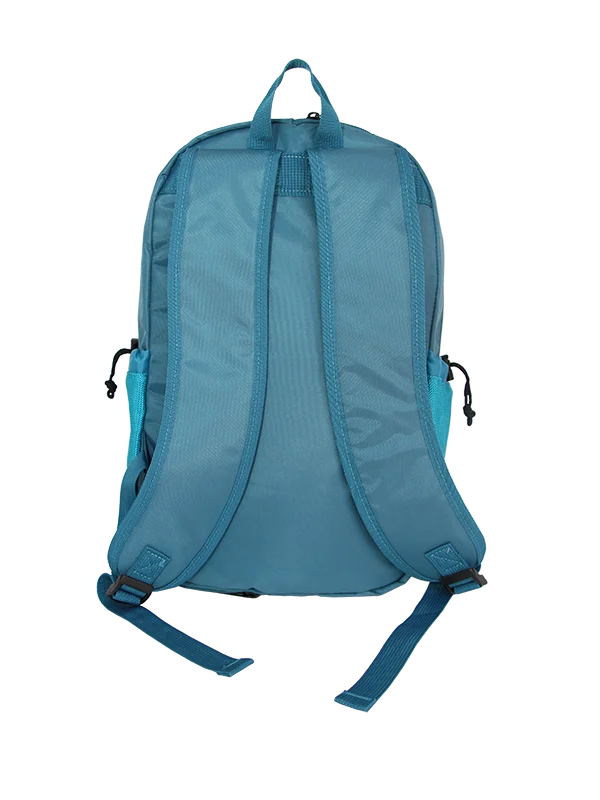 snapp_club_backpack_teal_back SNAPP. CLUB BACKPACK
